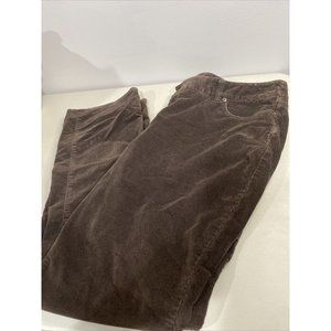 LL bean Brown corduroy pants womens sz 20 favorite